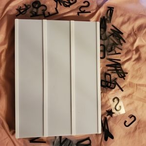 Movie theater letter sign